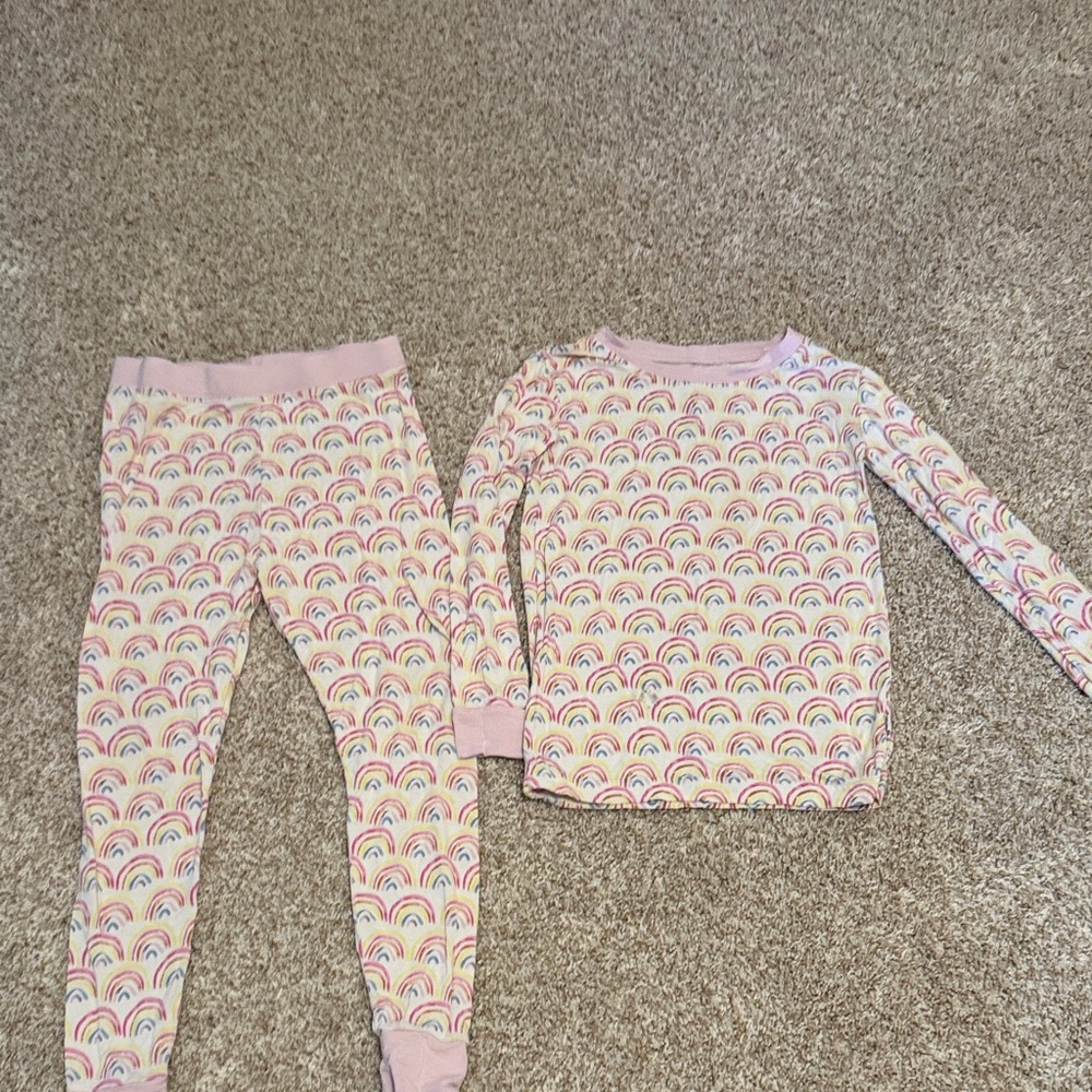 Little Sleepies Multicolor Rainbow Pajama Set